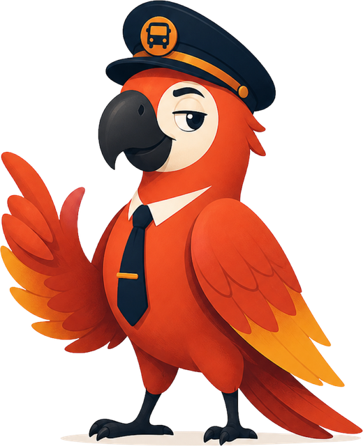 Mascotte, le perroquet